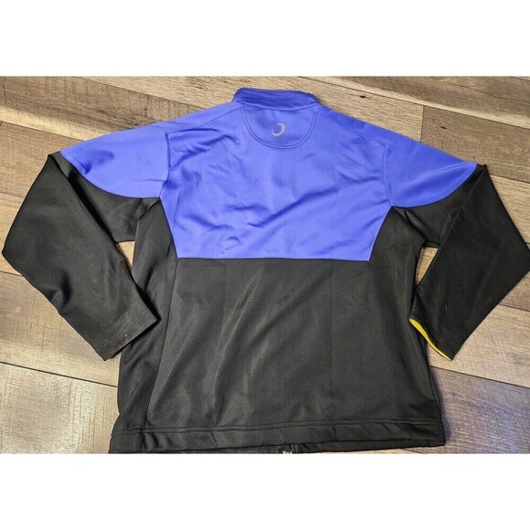 Zero Restriction Z500 Full Zip Block Ribbon Black Tech Golf Jacket Size L - Picture 5 of 6